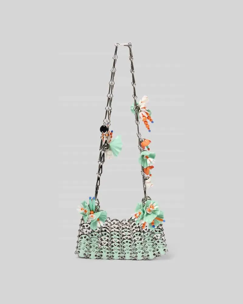 Paco Rabanne Shoulder Bag in Ketten-Optik Silber