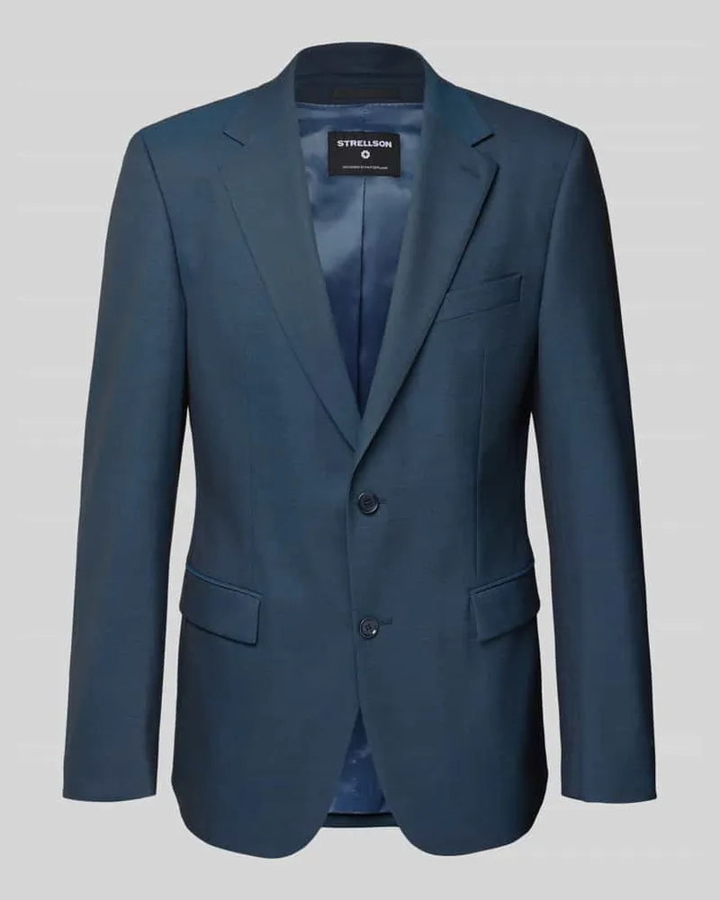 Strellson Slim Fit Anzugsakko mit Wollanteil Modell 'ALZER 3 Petrol