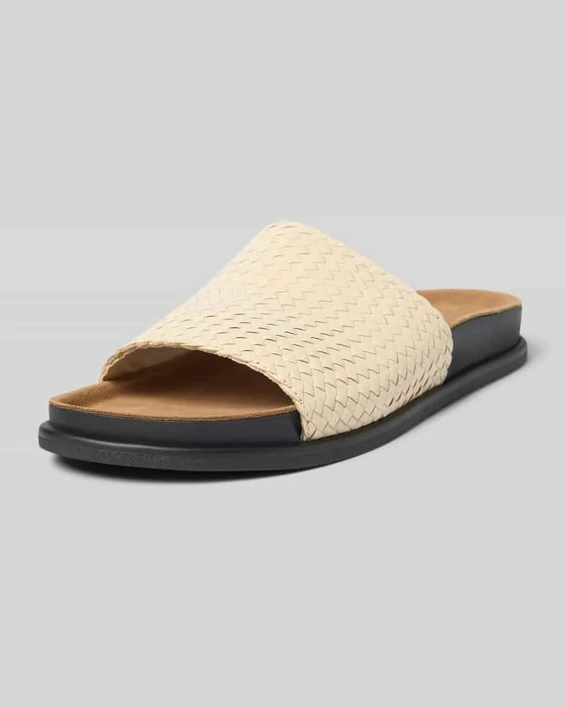 Vagabond Slides in Flecht-Optik Modell 'Effie Offwhite