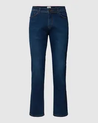 McNeal Jeans mit Label-Patch Blau