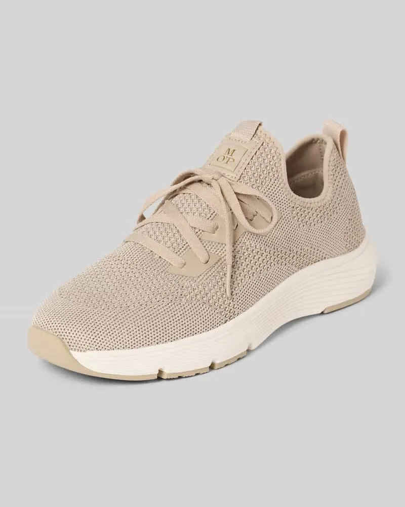 Marc O'Polo Low Top Sneaker mit Logo-Patch Sand