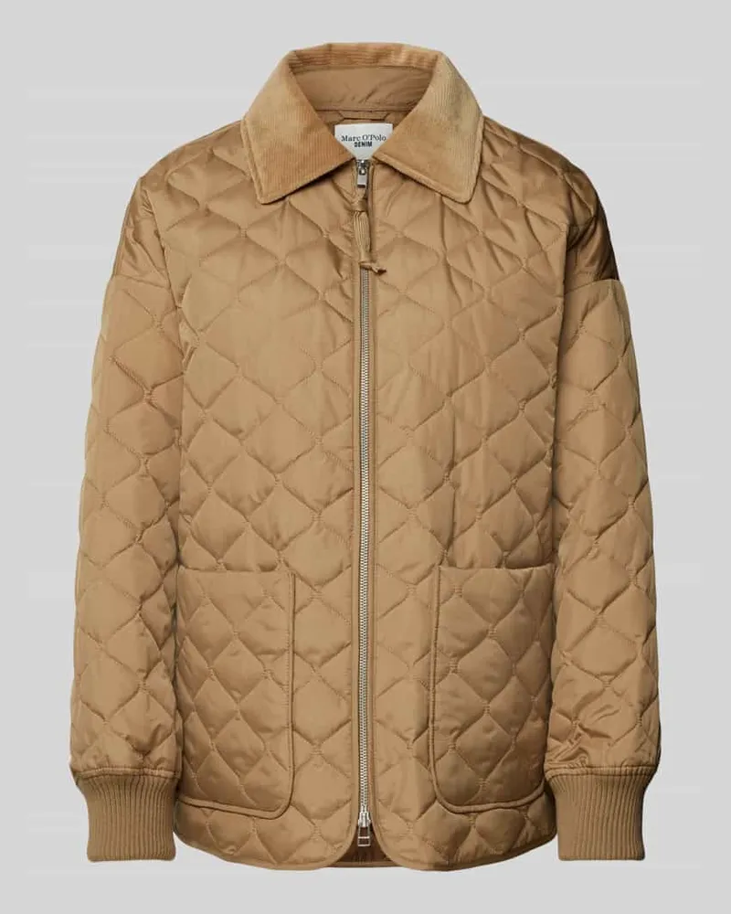 Marc O'Polo Steppjacke mit Reißverschluss Beige