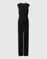 Vera Mont Jumpsuit mit Bindegürtel Black