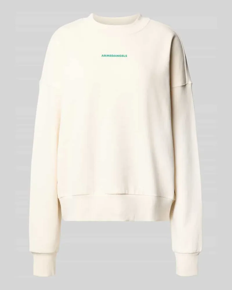 Armedangels Oversized Sweatshirt aus reiner Baumwolle Modell 'ALIZAA Offwhite