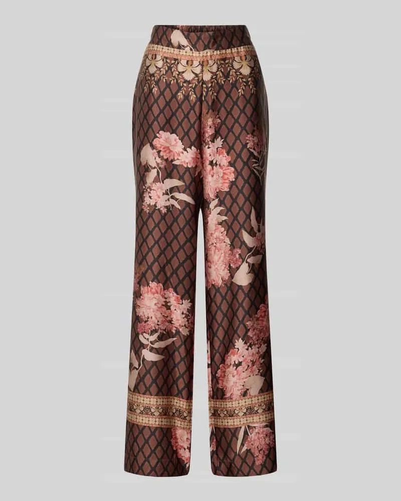 Neo Noir Stoffhose mit elastischem Bund Modell 'Lunet Black