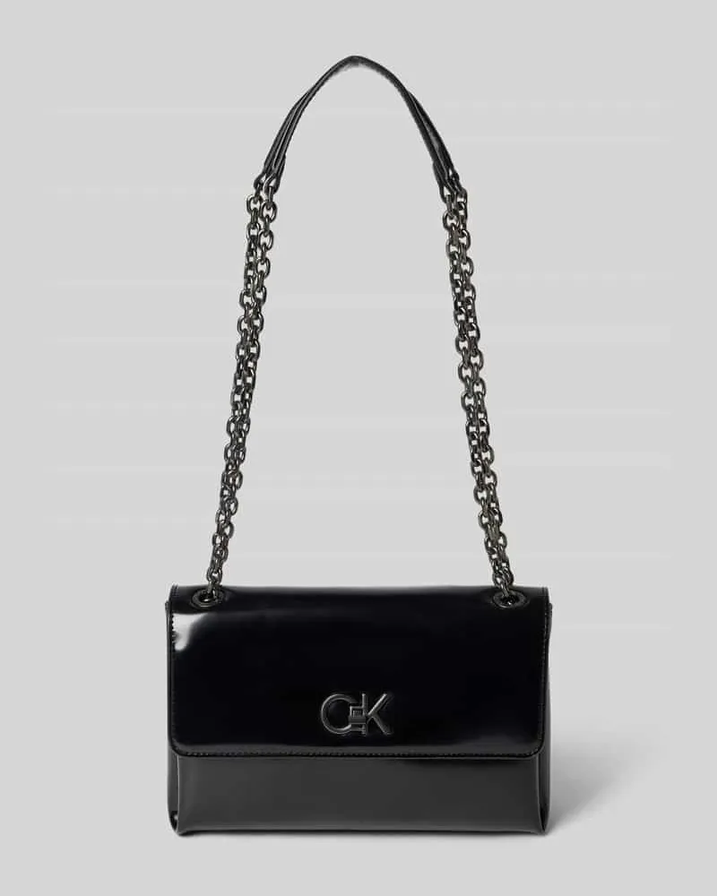 Calvin Klein Handtasche mit Label-Applikation Black