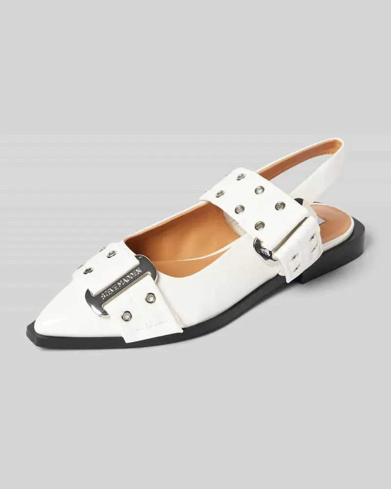 Steve Madden Ballerinas mit strukturierter Sohle Modell 'AVE Weiss