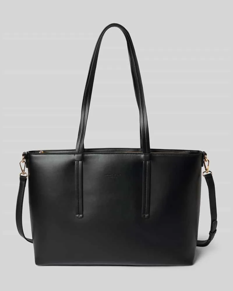 SEIDENFELT Shopper in Leder-Optik Modell 'Eiby Black