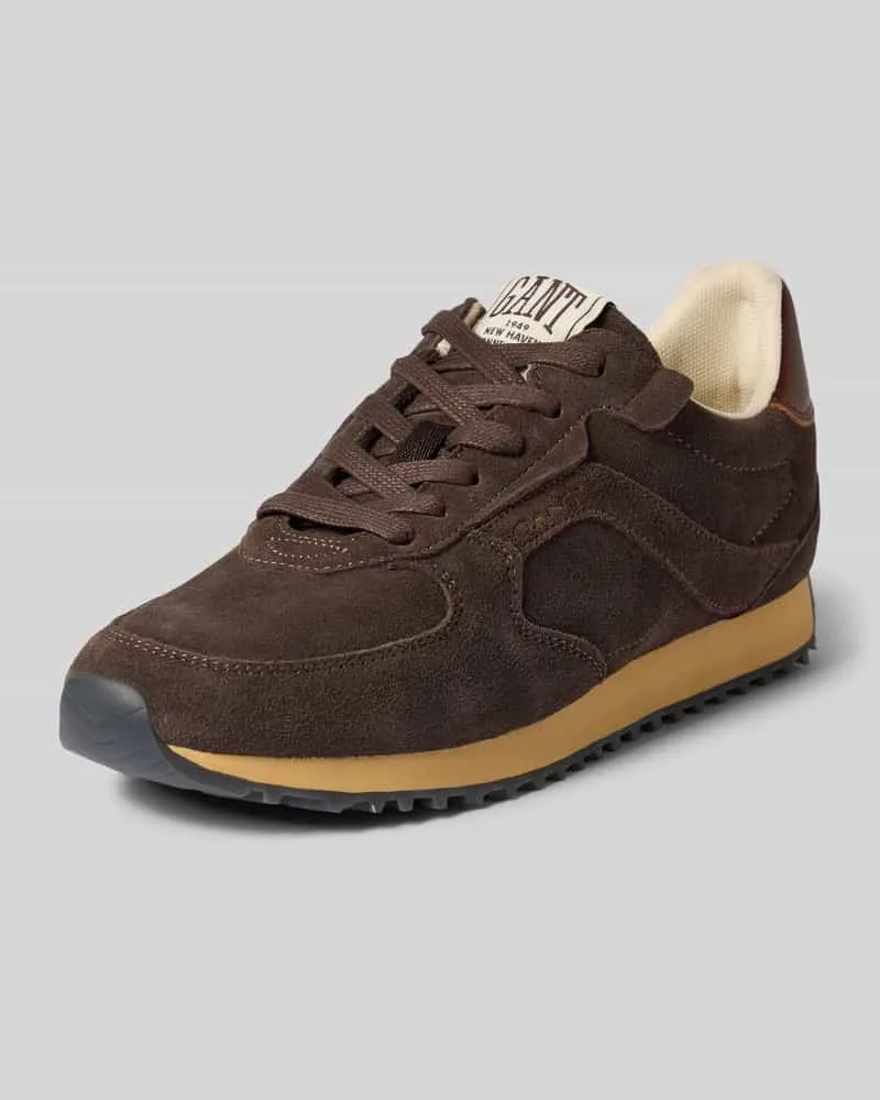 Gant Sneaker aus echtem Rindsleder Modell 'Beja Dunkelbraun