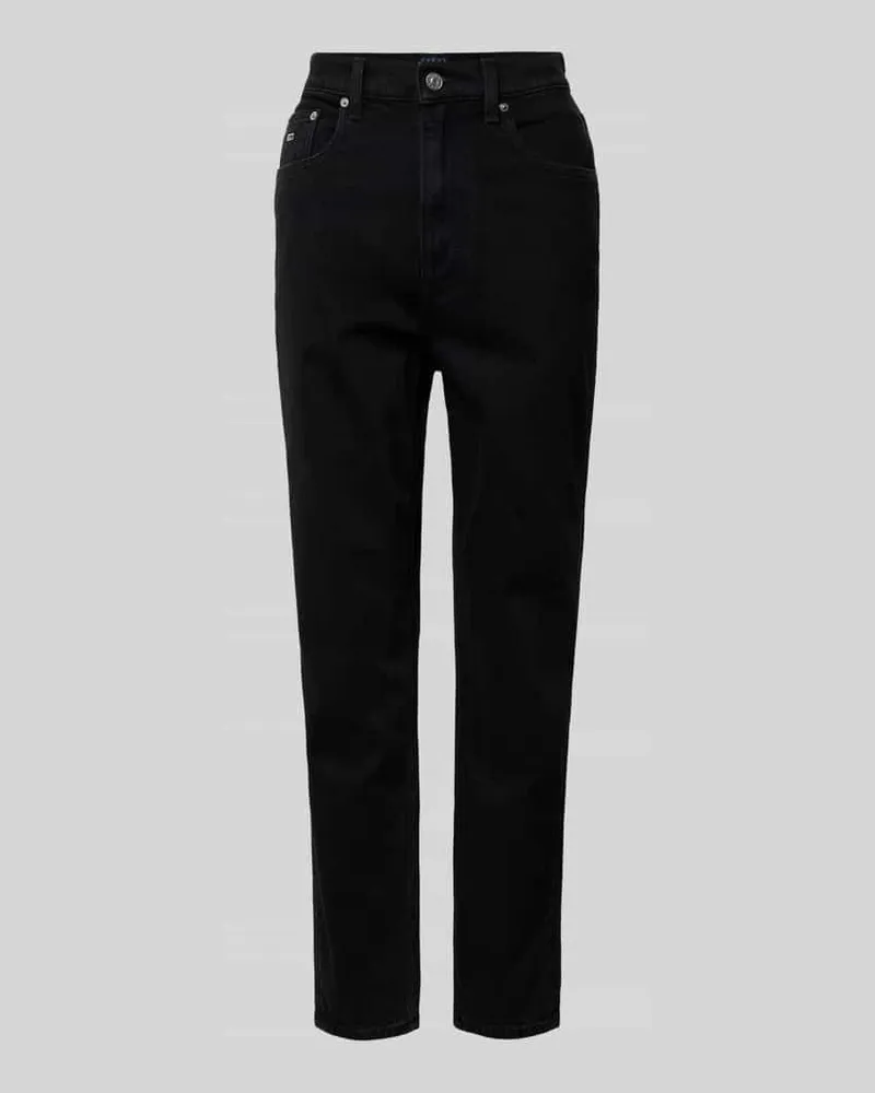 Tommy Hilfiger Mom Fit Jeans aus Baumwoll-Mix Black