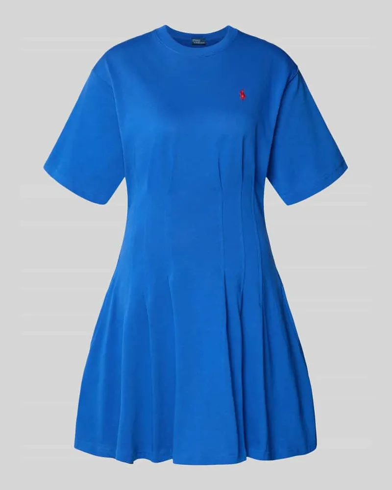 Ralph Lauren Leicht ausgestelltes Sweatkleid aus reiner Baumwolle Royal