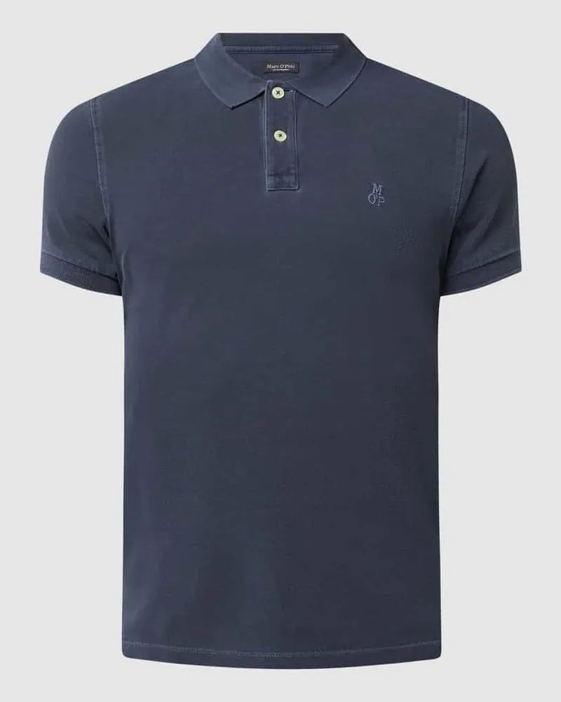 Marc O'Polo Poloshirt aus Baumwolle Marine