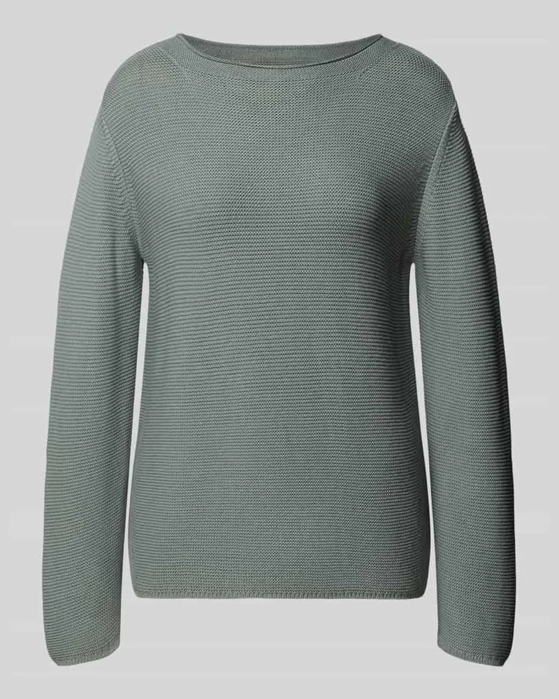 Marc O'Polo Regular Fit Pullover aus reiner Baumwolle Aqua
