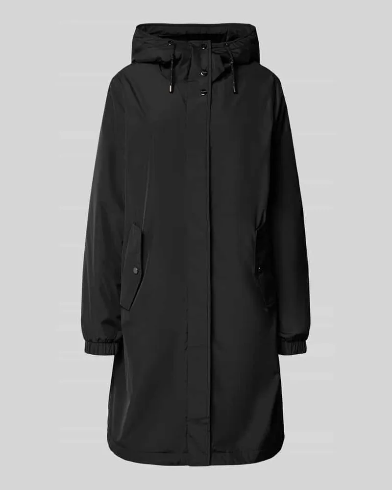 Christian Berg Relaxed Fit Parka mit Kapuze Black