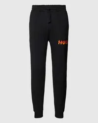 HUGO BOSS Sweatpants mit Label-Detail Modell 'Linked Black