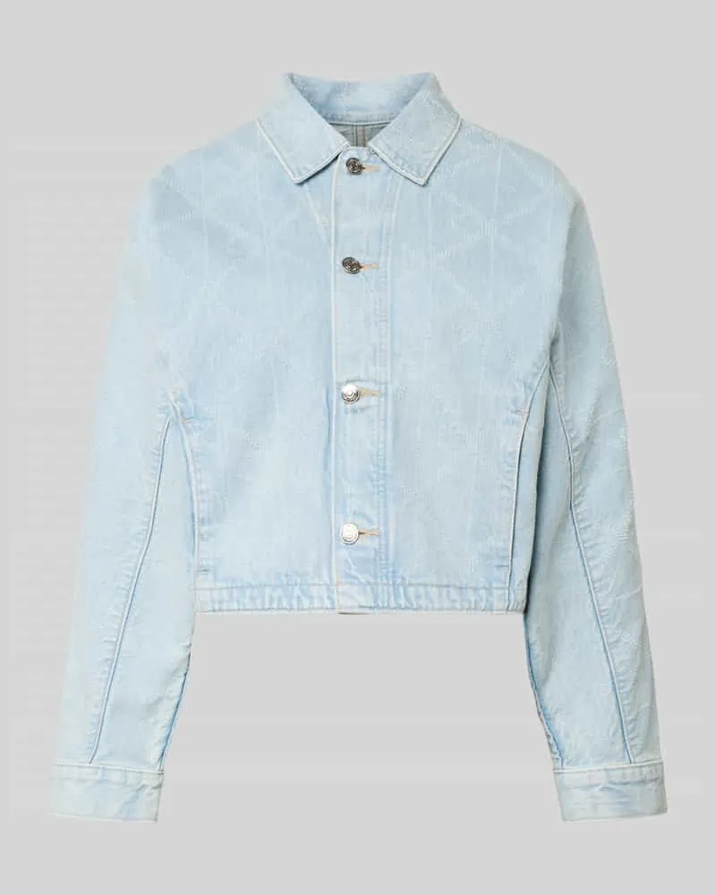 Calvin Klein Jeansjacke mit Eingrifftaschen Modell 'DOLEMAN TRUCKER Hellblau