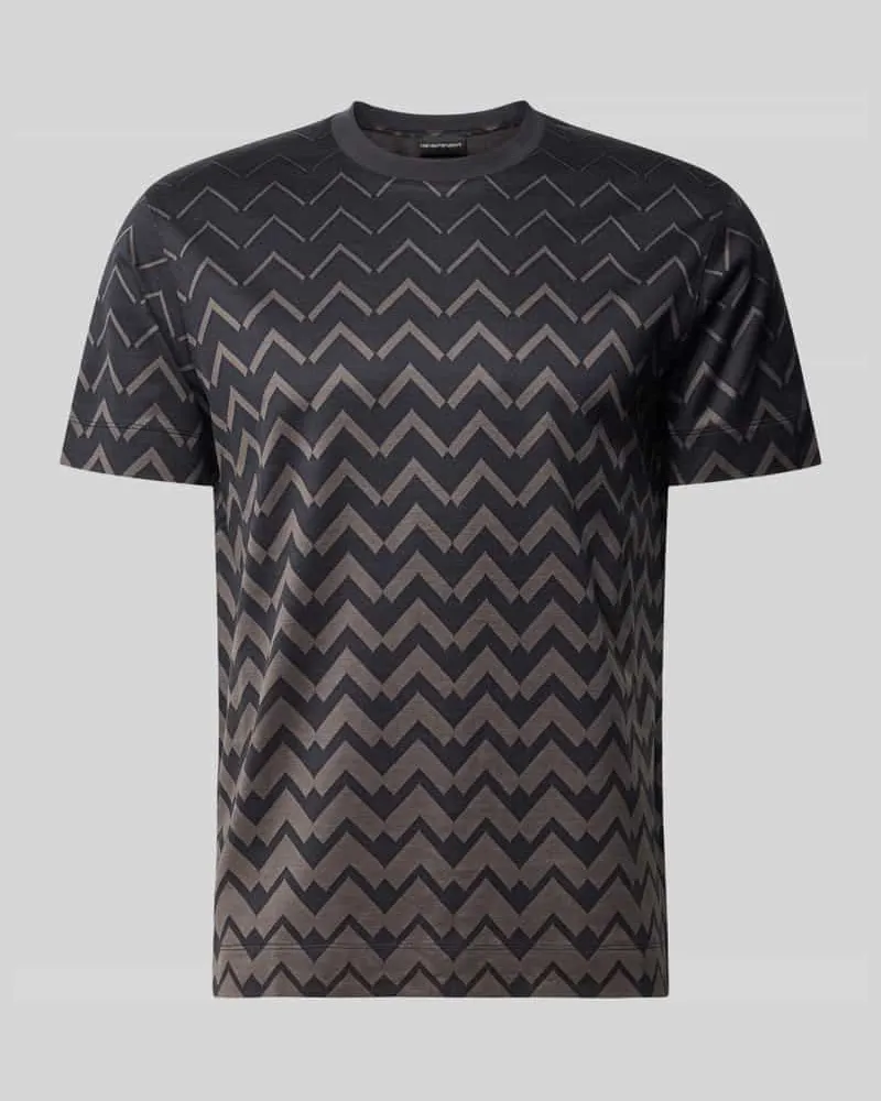 Emporio Armani T-Shirt mit Rundhalsausschnitt Anthrazit