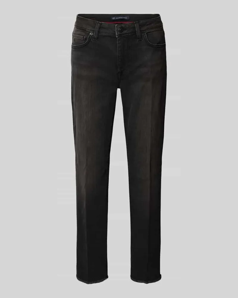 RAFFAELLO ROSSI  Regular Fit Jeans mit 5-Pocket-Design Modell 'Vic 6/8 Anthrazit
