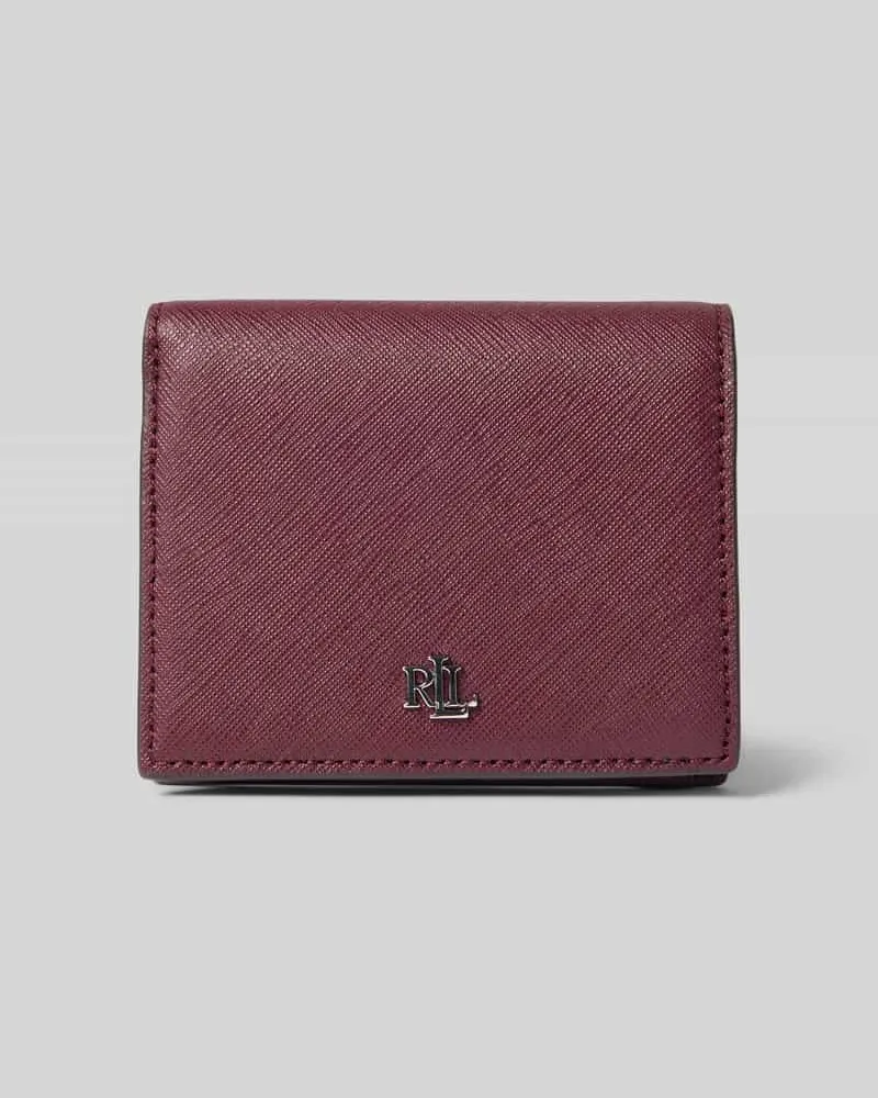 Ralph Lauren Portemonnaie mit Strukturmuster Bordeaux
