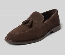 Loafers aus echtem Leder Modell 'Lozham