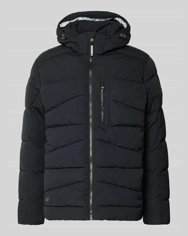 Camel Active Steppjacke mit Kapuze Anthrazit