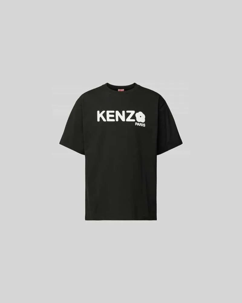 Kenzo T-Shirt aus reiner Baumwolle Black