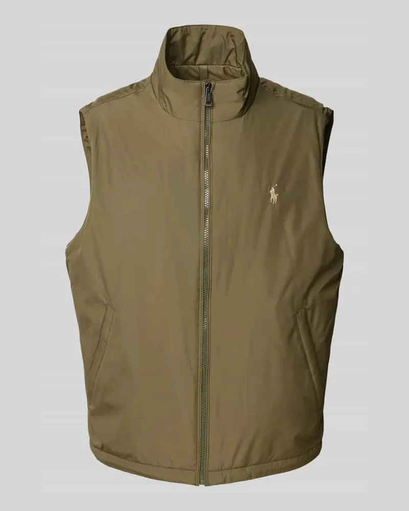 Ralph Lauren Weste mit Logo-Stitching Oliv
