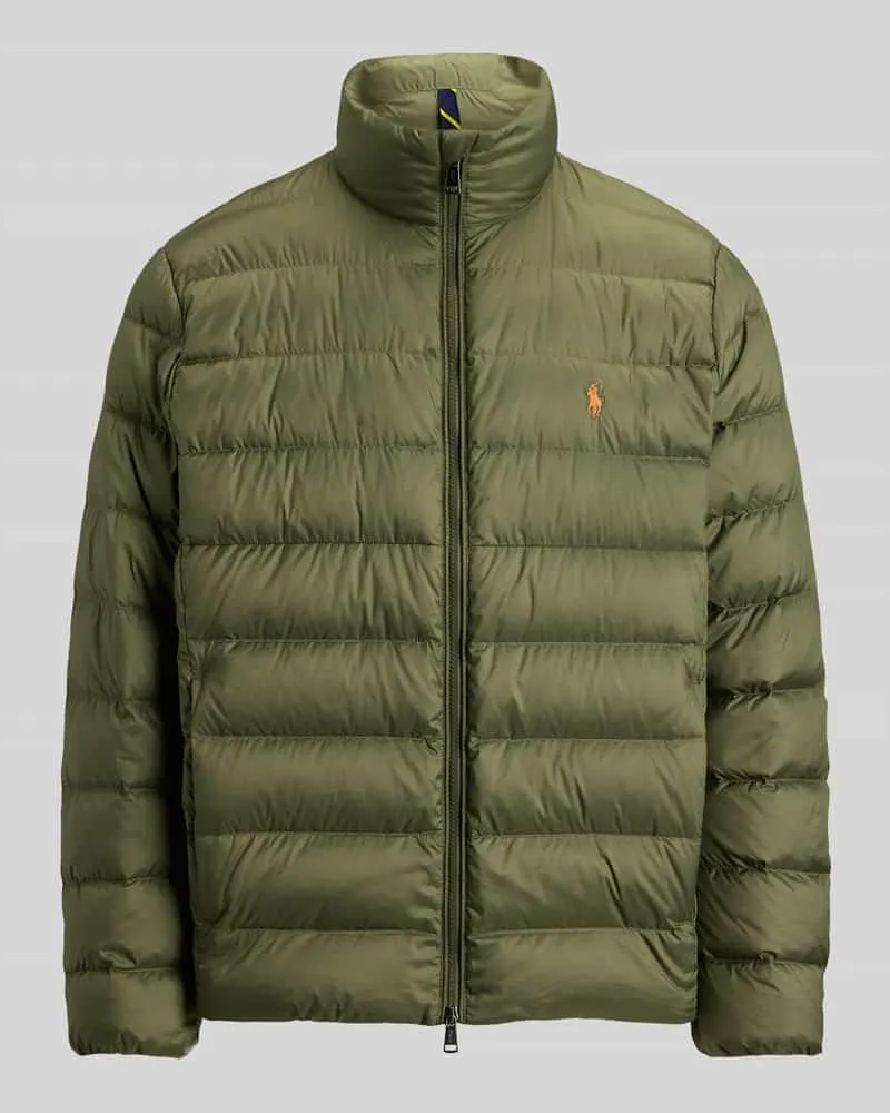 Ralph Lauren Regular Fit Steppjacke mit Logo-Stitching Oliv