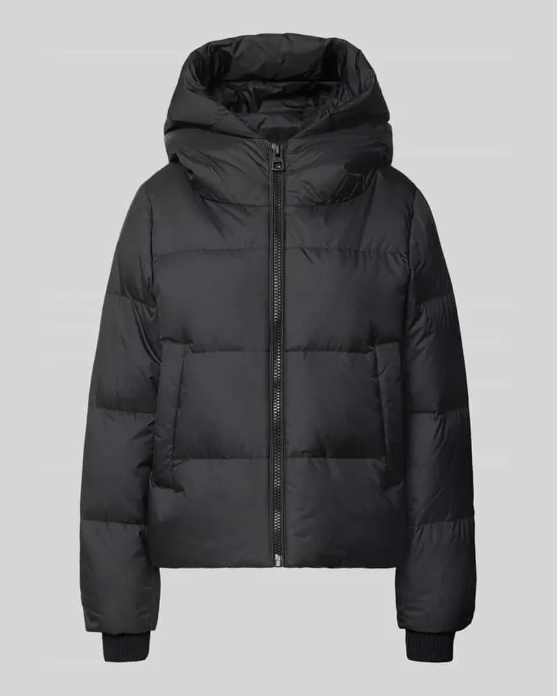 Marc O'Polo Regular Fit Daunenjacke mit Label-Patch Black