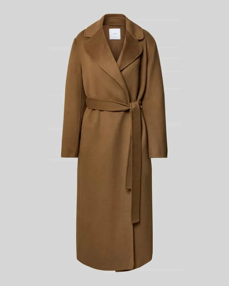 Mango Mantel mit Reverskragen Camel