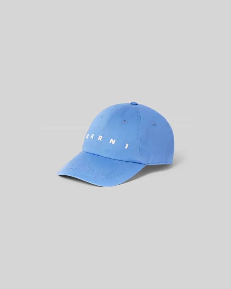 Marni Basecap in Denim-Optik Blau