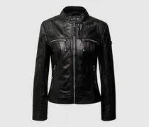 Lederjacke im Biker-Look