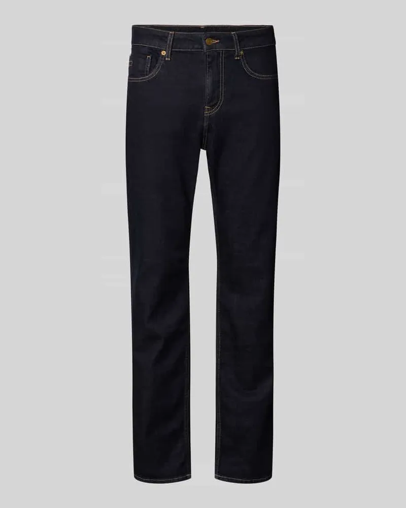 Pepe Jeans Regular Fit Jeans aus Baumwoll-Mix Modell 'Cash Dunkelblau