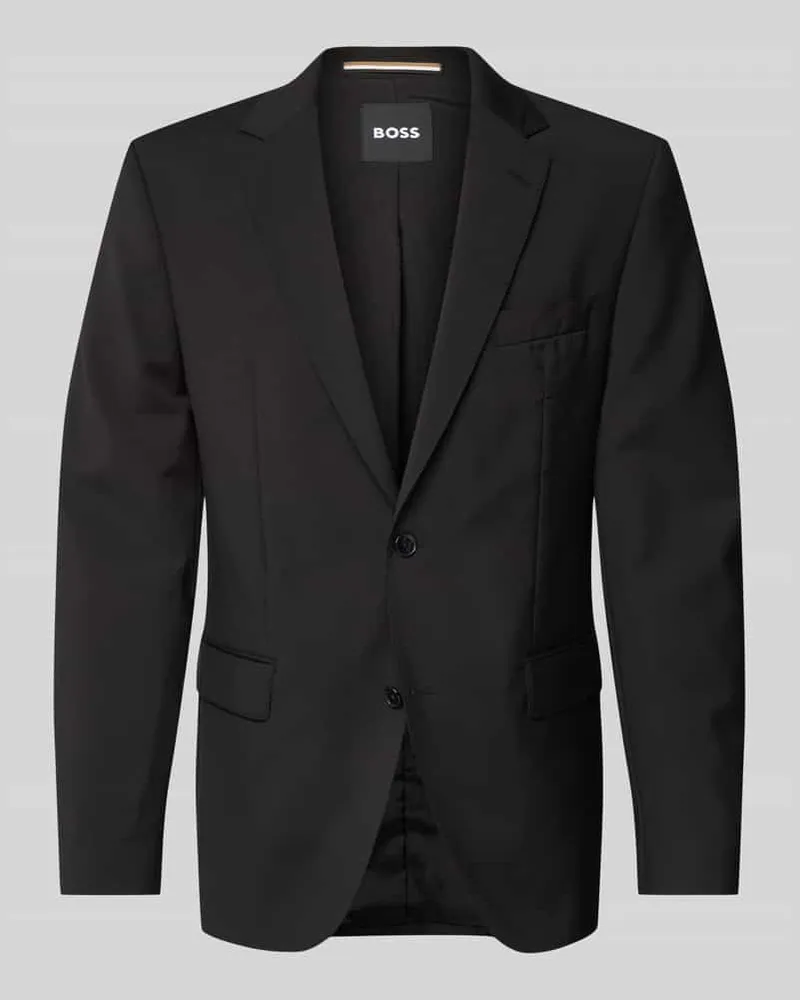 HUGO BOSS 2-Knopf-Sakko mit Reverskragen Modell 'Jeckson Black