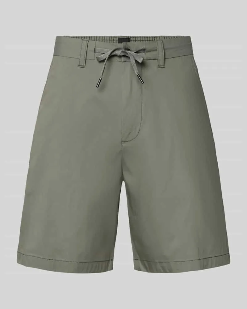 HUGO BOSS Regular Fit Chino-Shorts aus Baumwoll-Mix Schilf
