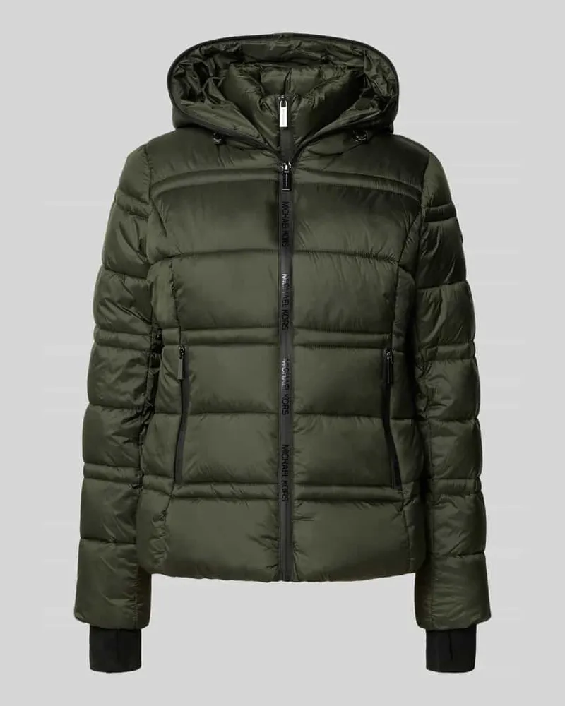 Michael Kors Steppjacke mit Kapuze Dunkelgruen