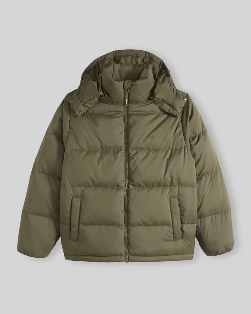 Levi's Steppjacke mit Kapuze Modell 'ROCKWELL Oliv