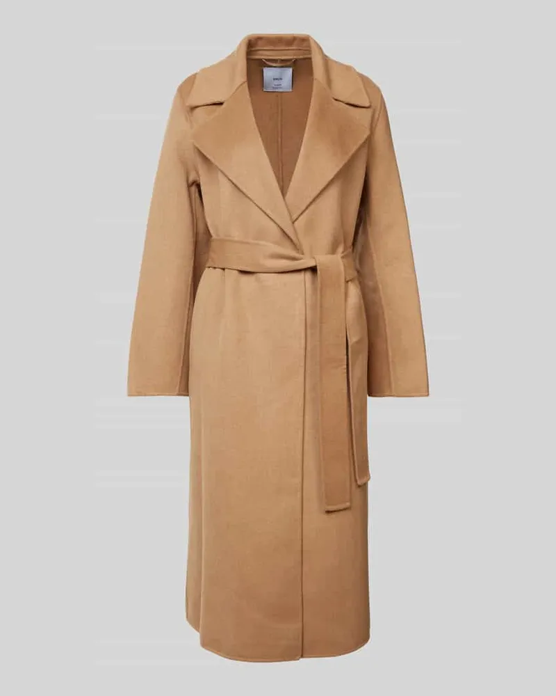 Mango Mantel mit Reverskragen Modell 'BATIN Mittelbraun