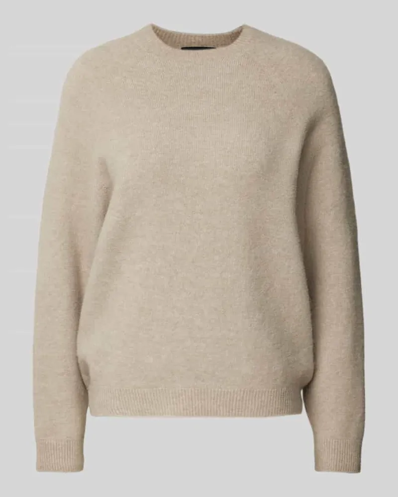 Drykorn Strickpullover mit gerippten Abschlüssen Modell 'PEMIRI Sand