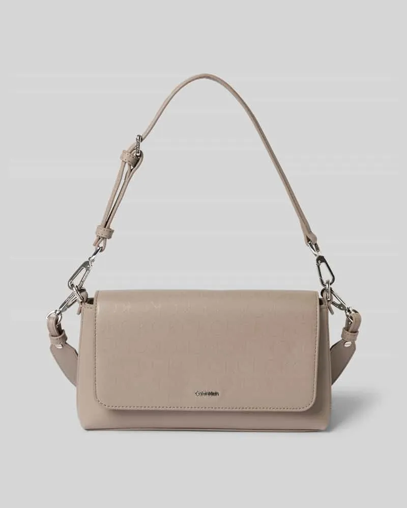 Calvin Klein Handtasche mit Label-Applikation Mittelgrau