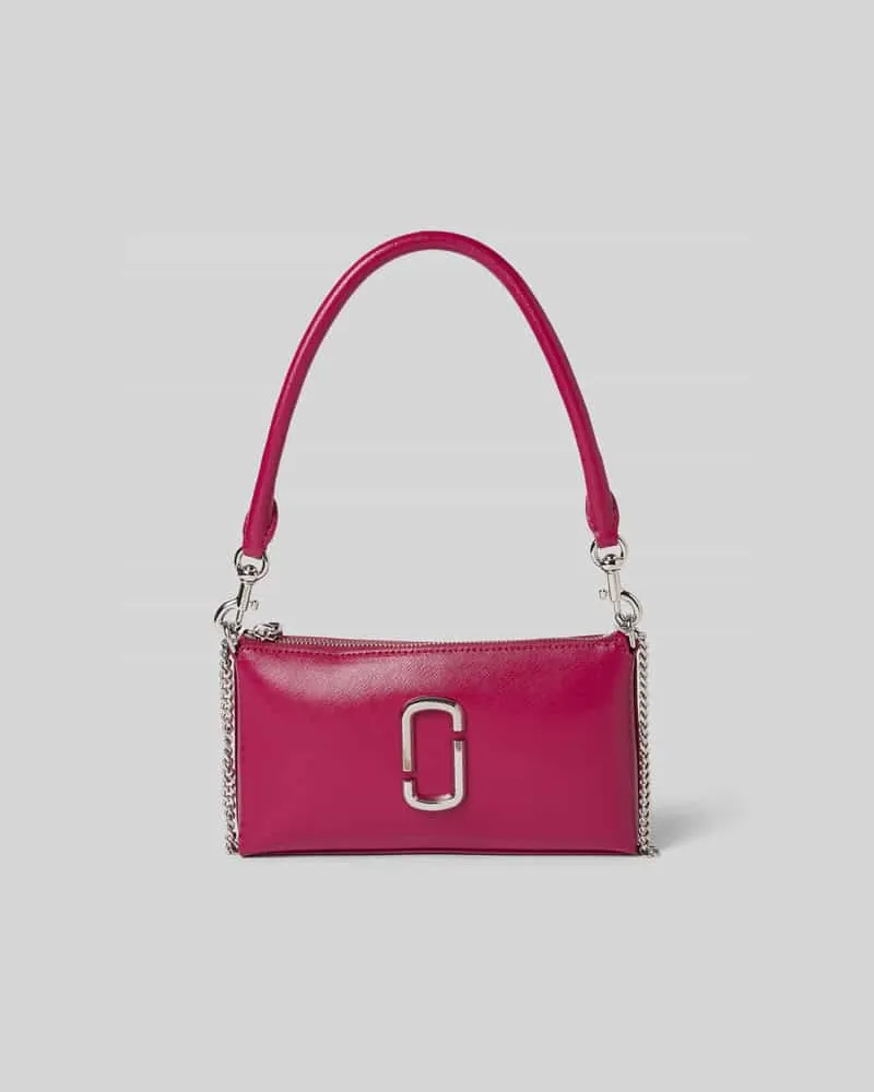 Marc Jacobs Pochette aus echtem Rindsleder Kirsche