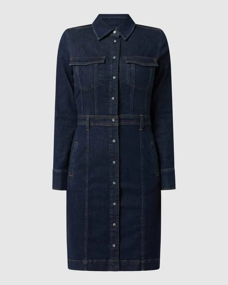 7 for all mankind Jeanskleid mit Stretch-Anteil Dunkelblau