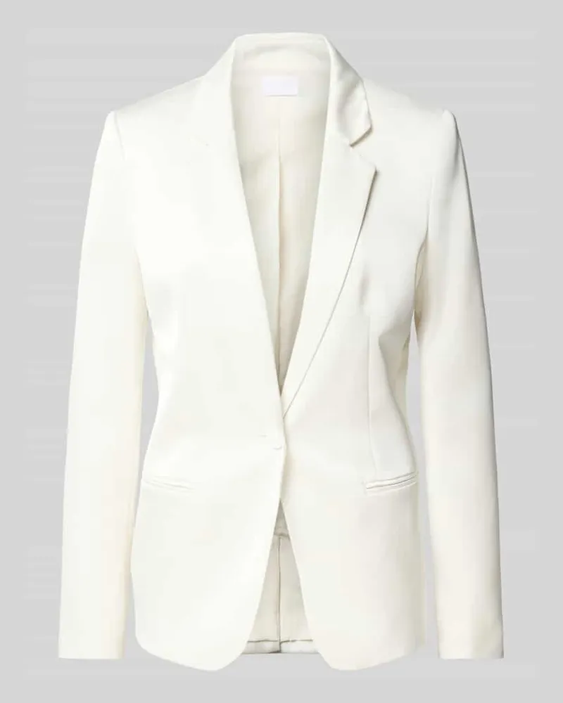 JAKE*S Slim Fit Blazer mit Paspeltaschen Ecru