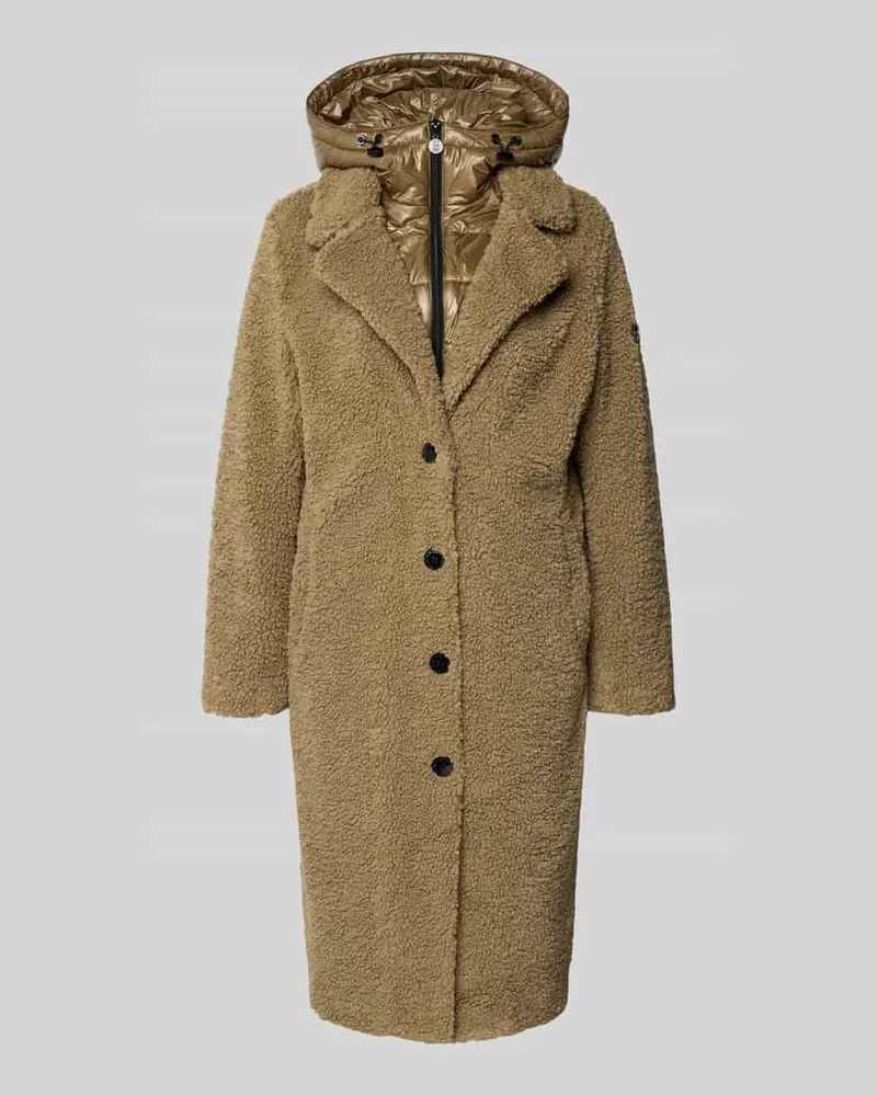 Frieda & Freddies Mantel mit Steppeinsatz Modell 'GINE2 Khaki