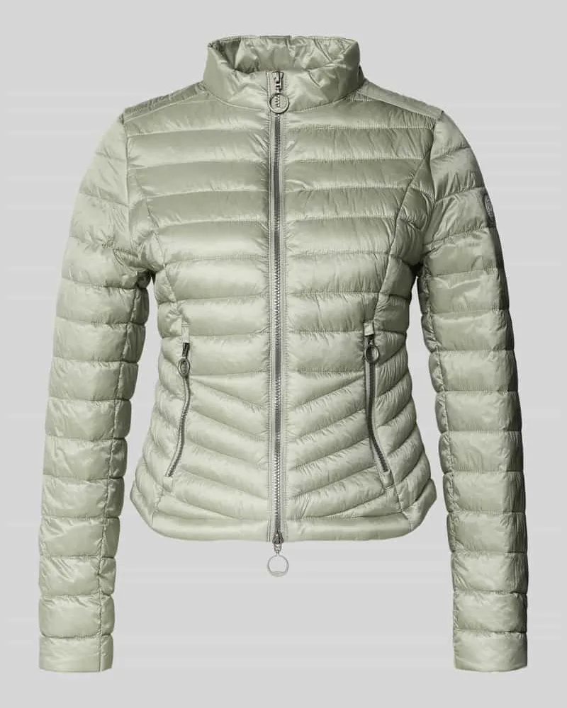 Gil Bret Steppjacke mit Stehkragen Hellgruen