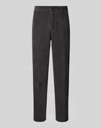 Emporio Armani Regular Fit Sweatpants in Ripp-Optik Anthrazit