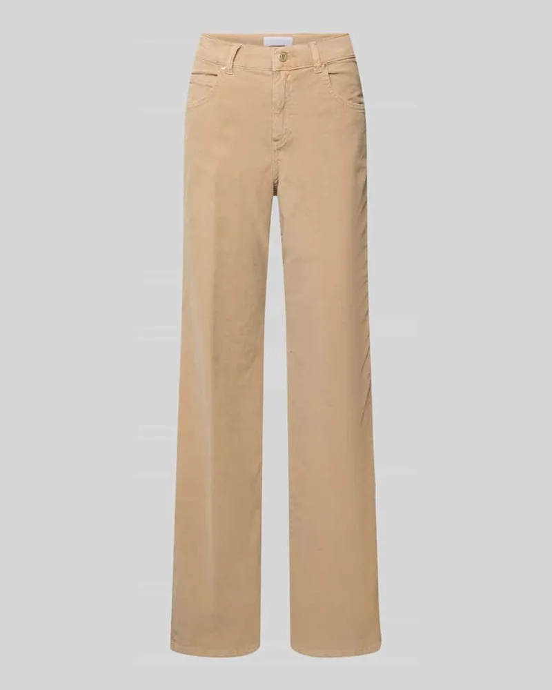 ANGELS  Stoffhose mit 5-Pocket-Design Modell 'Lara Beige