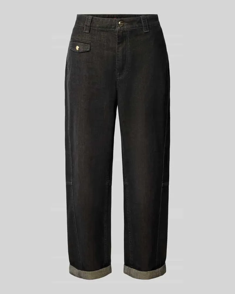 Mos Mosh Barrel Fit Jeans Modell 'Aymen Black