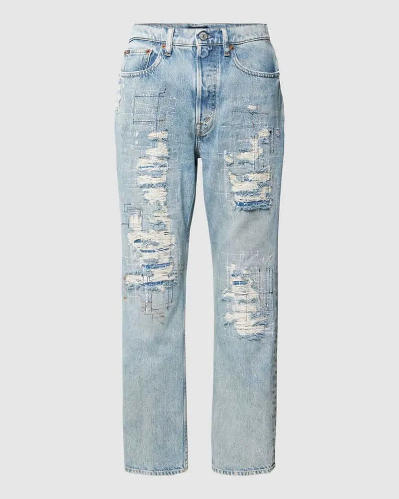 Ralph Lauren Jeans im Destroyed-Look Jeansblau