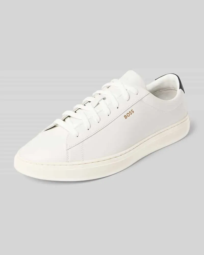 HUGO BOSS Sneaker mit Schnürverschluss Modell 'Kieran Weiss